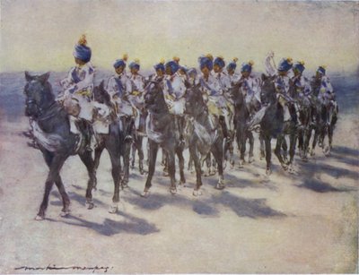 The Imperial Cadet Corps at the Durbar by Mortimer Ludington Menpes